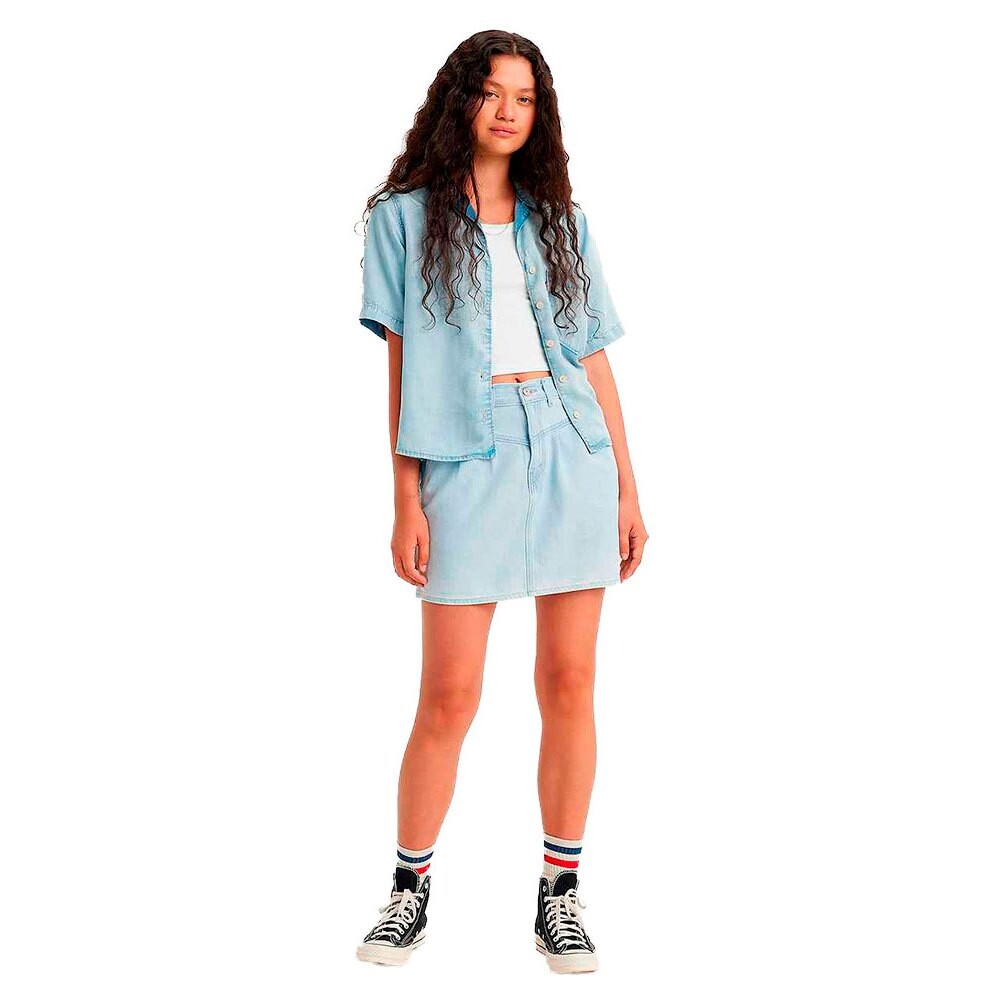 

Юбка Levi's Featherweight Long, синий