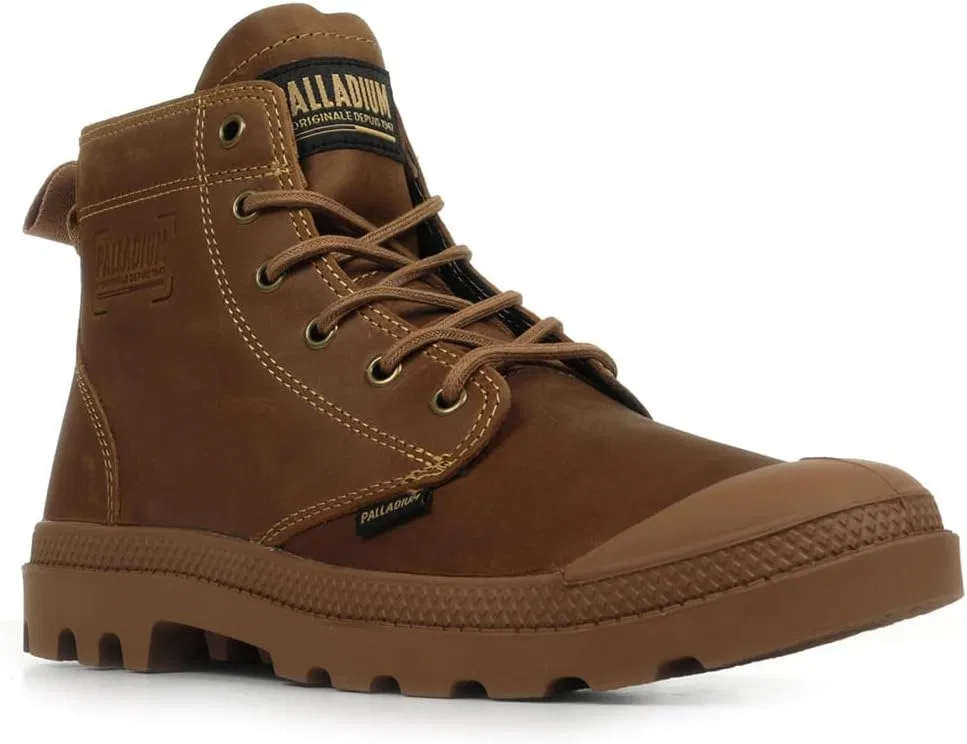 Ботинки Palladium Unisex Pampa Zip LTH Legacy Ankle Boot, Mahogany — фото 2