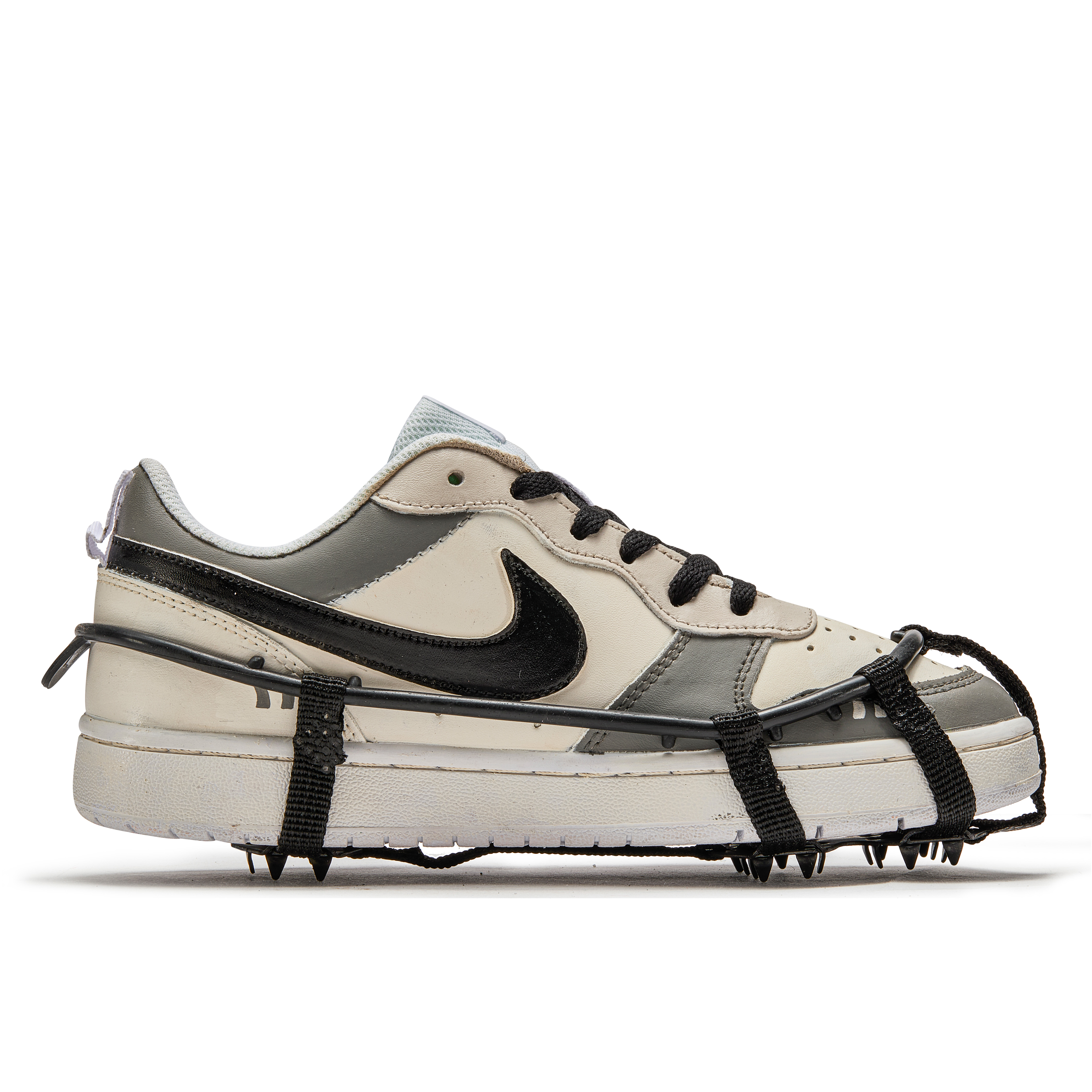 

Кроссовки Nike Court Borough Skateboarding Shoes Women's Low-top Beige/Gray, серый