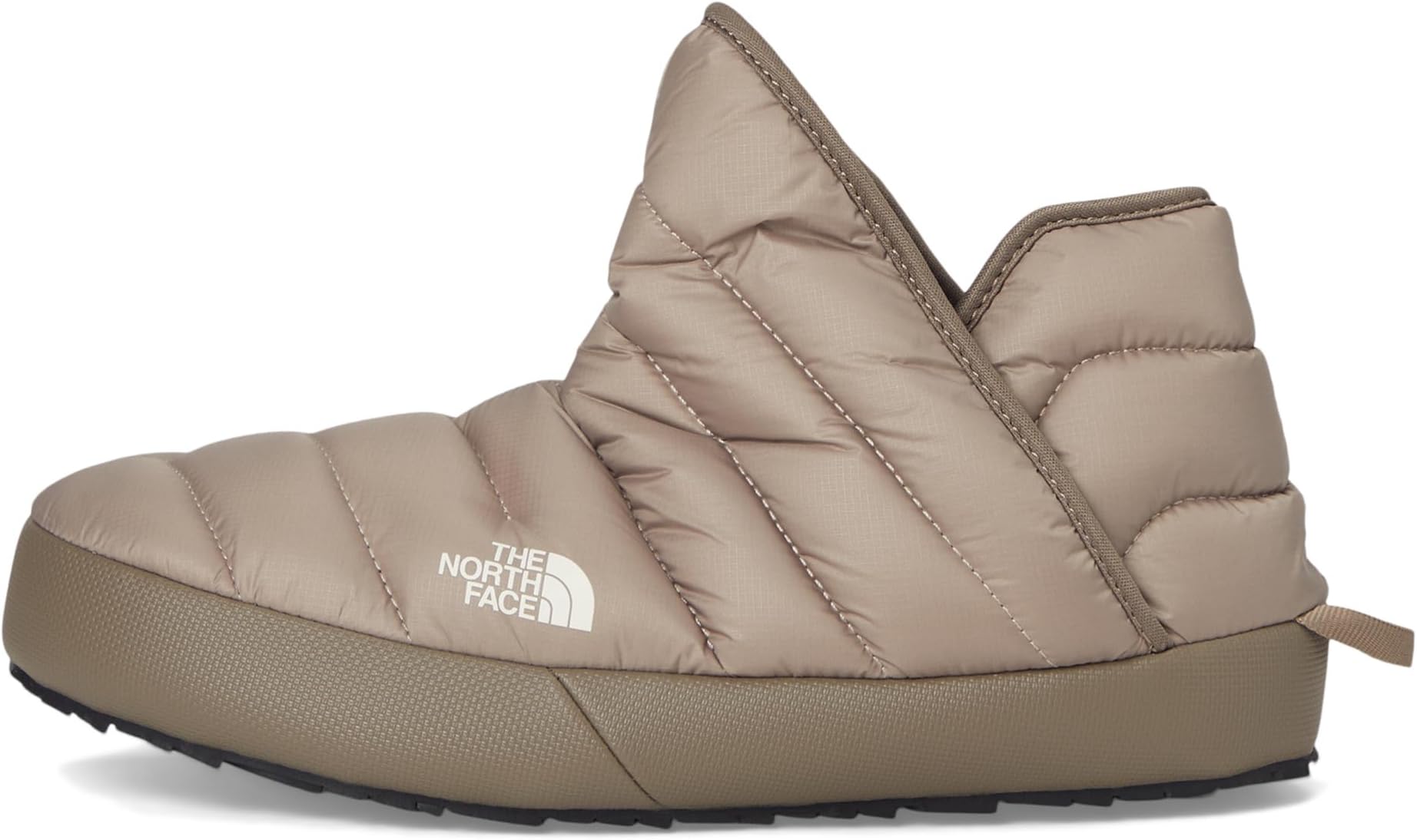 Тапочки The North Face Women's THERMOBALL Traction Bootie, Mushroom Grey/Mocha Brown — фото 4