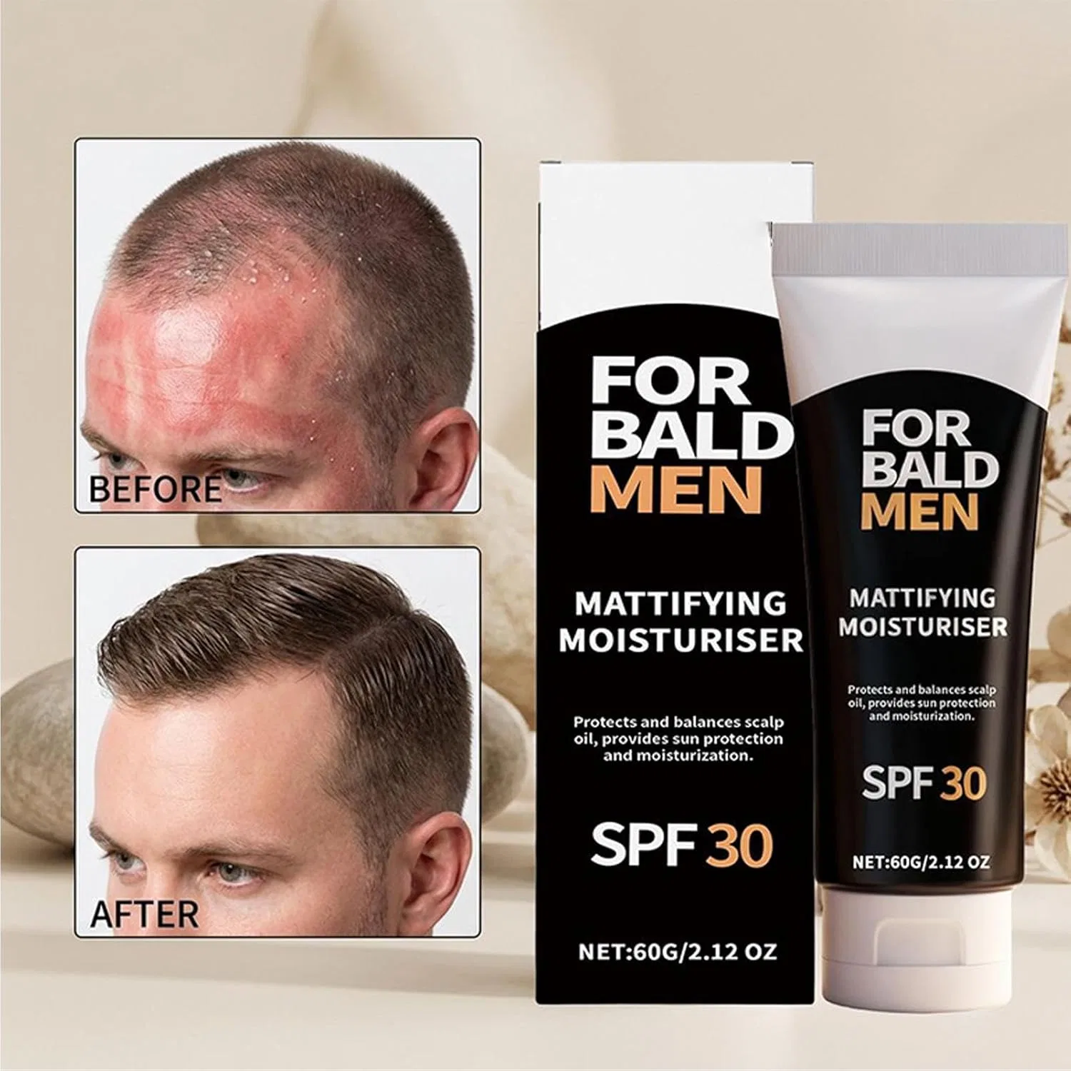 Матирующий гель-увлажнитель для кожи головы с SPF 30 (60 г) Generisch — фото 3