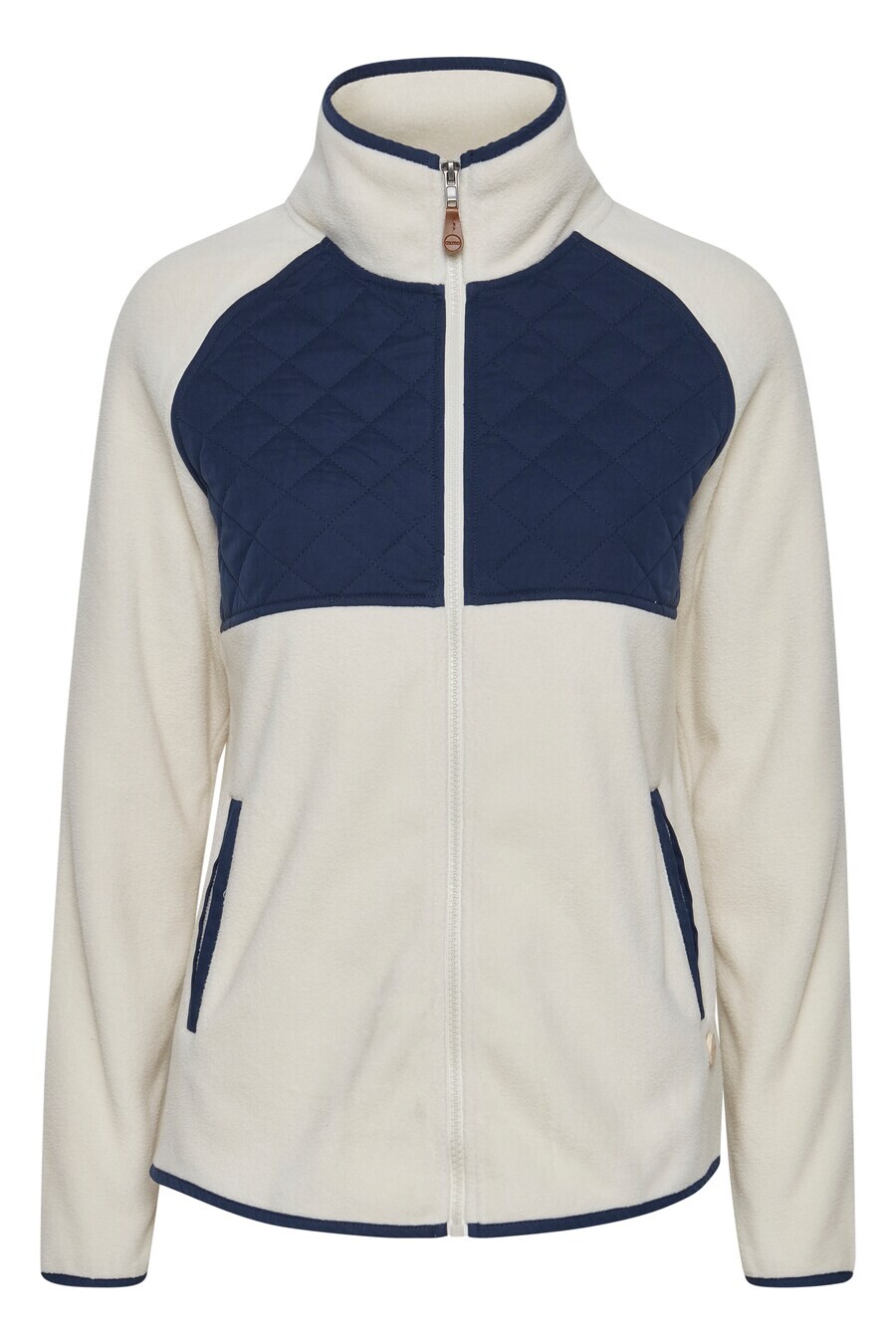 

Куртка для активного отдыха Oxmo Fleece Jacket MALIN, цвет beige/dark blue