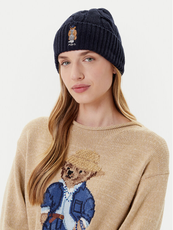

Шапка 455981433002 Polo Ralph Lauren, синий
