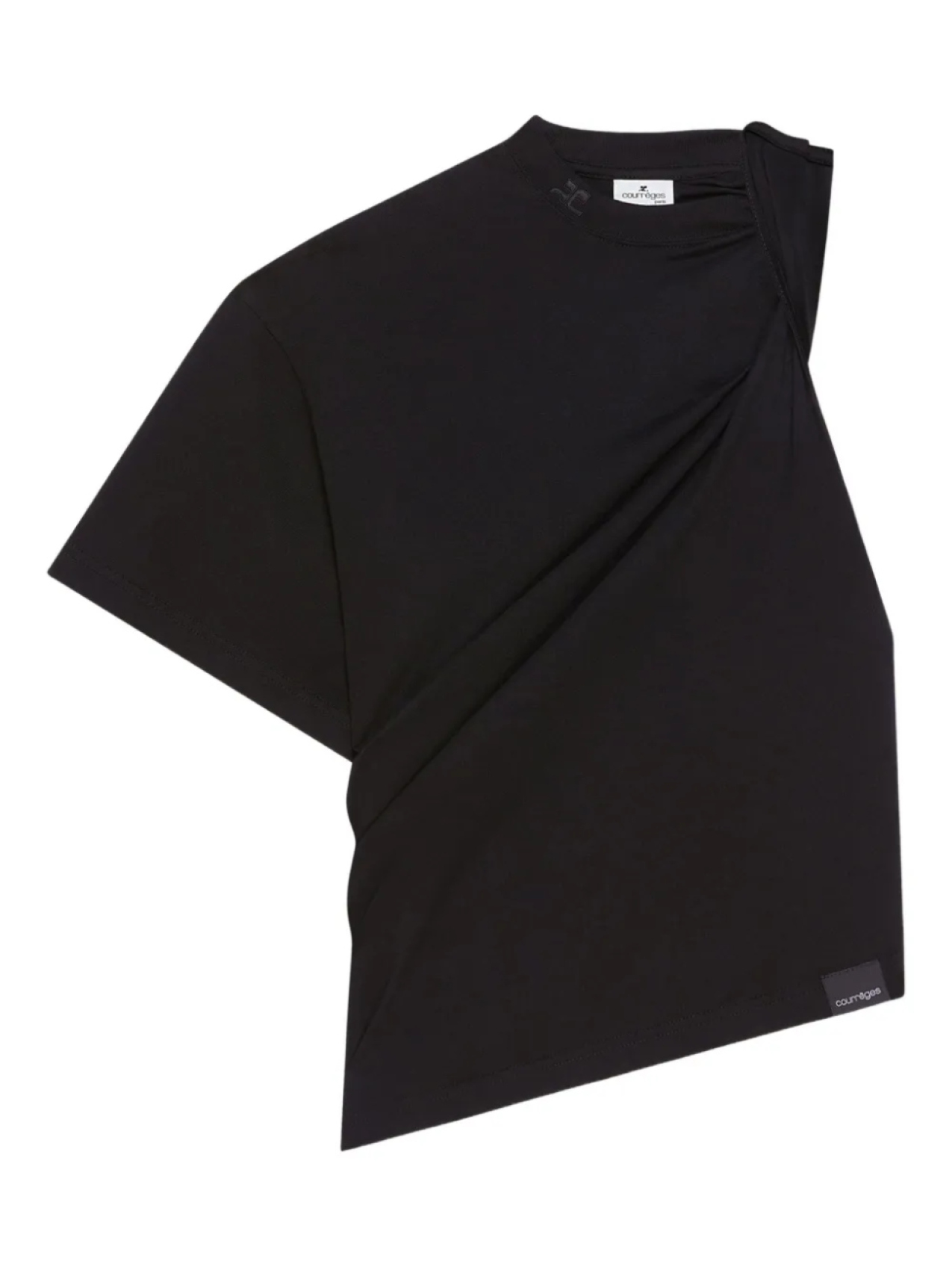 

Асимметричный топ Courrèges Twist, черный