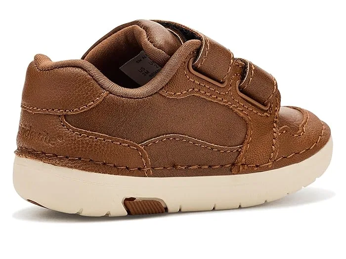 Кроссовки кожаные Mini Alfredo Stride Rite, Brown — фото 4