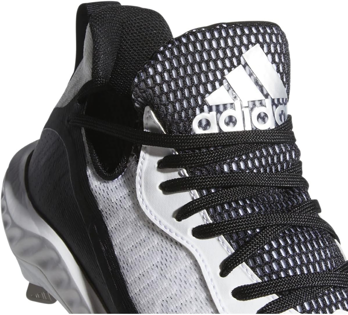 Мужские бейсбольные бутсы adidas Icon V Bounce, белый/черный — фото 2