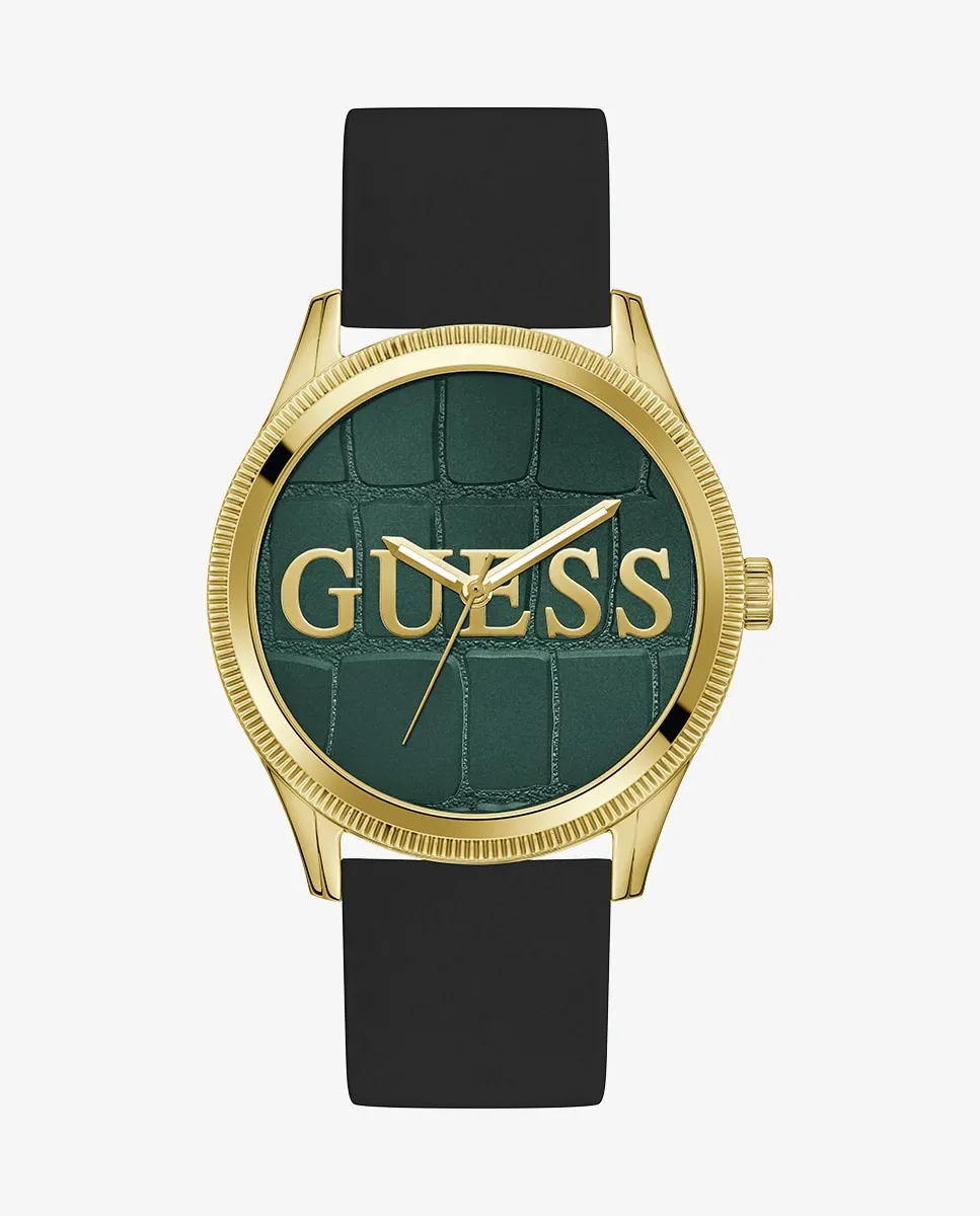 

Мужские часы Reputation GW0887G2 с силиконовым и черным ремешком Guess, черный