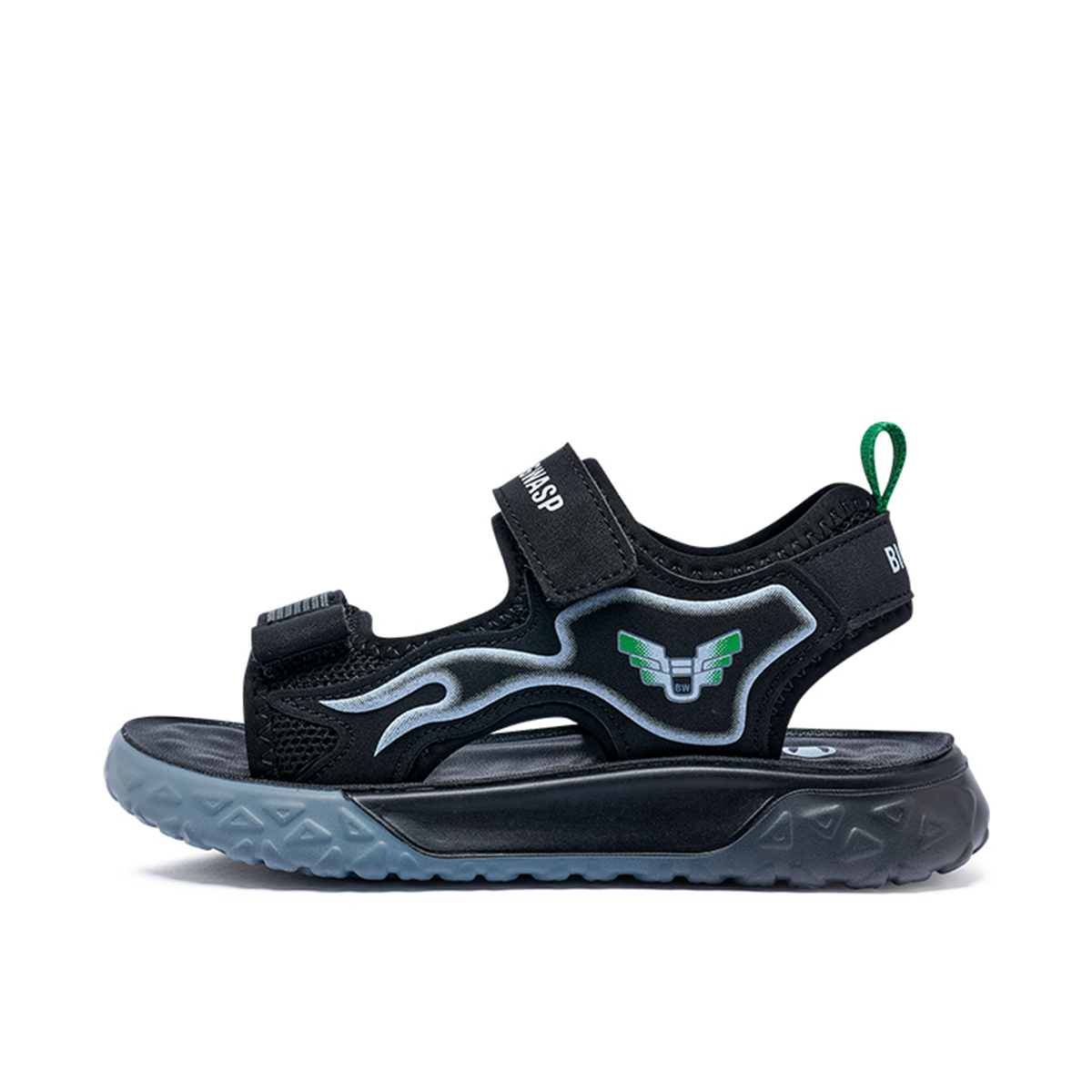 

Детские сандалии нескользящие дышащие легкие амортизирующие устойчивые к истиранию BIG WASP, черный