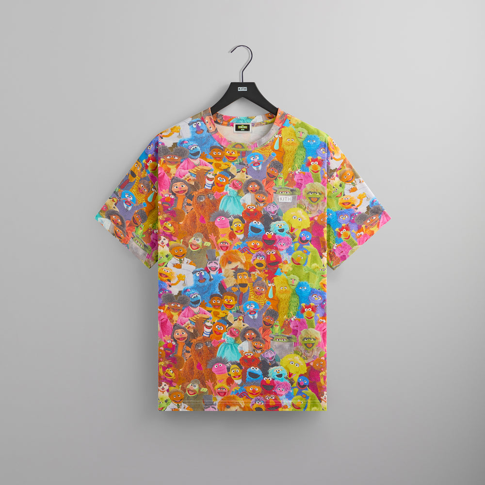 

Футболка Kith for Sesame Street Family Tee, разноцветный