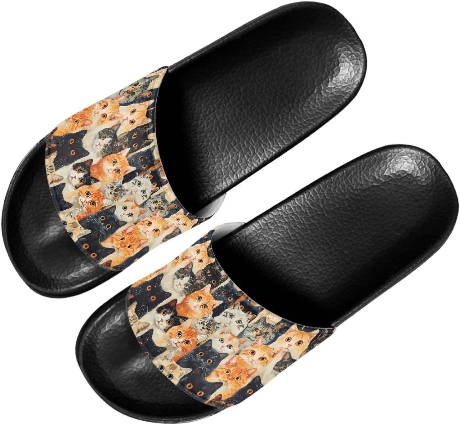 

Сланцы с принтом американского флага и лапы собаки Forchrinse для женщин и мужчин, легкие летние пляжные спортивные шлепки, Cat