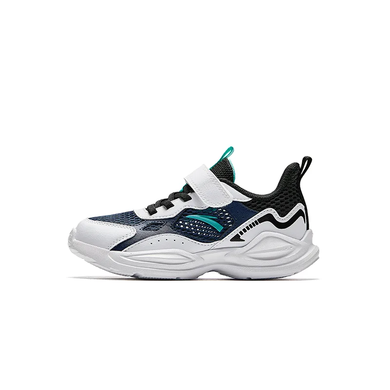 Детские беговые кроссовки LingFeng для дошкольников Antakids, Dark Nautical Blue/Anta White/Black