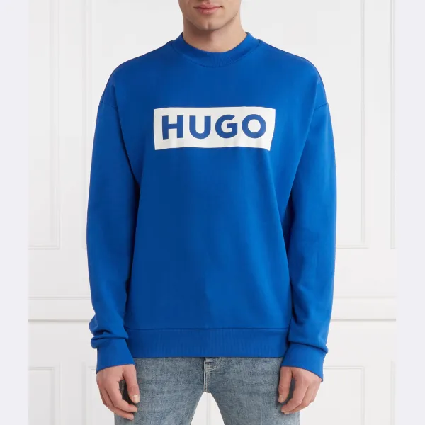 

Толстовка свободного кроя Niero Hugo, синий