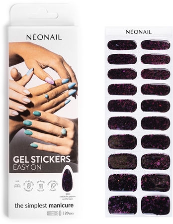 

Наклейки для ногтей NEONAIL Easy On Gel Stickers, M03 20 szt.