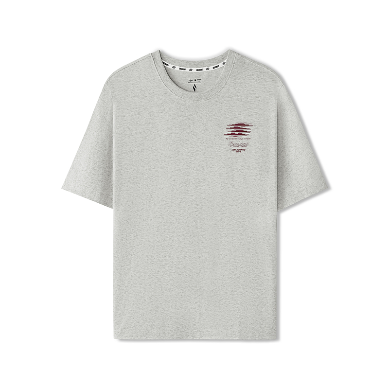 

Футболка Unisex Light Heather Gray Skechers, серый