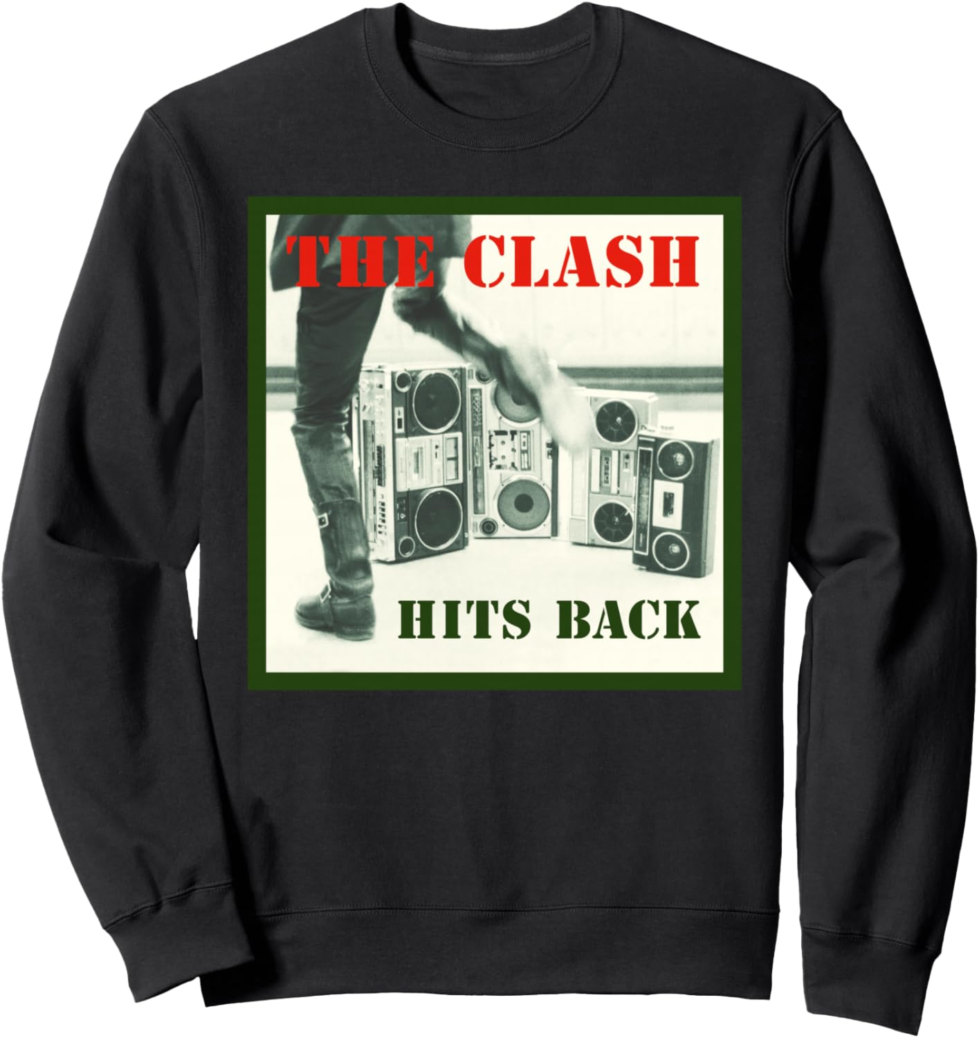 

Толстовка The Clash - Album Cover Hits Back, черная, Черный, Толстовка The Clash - Album Cover Hits Back, черная