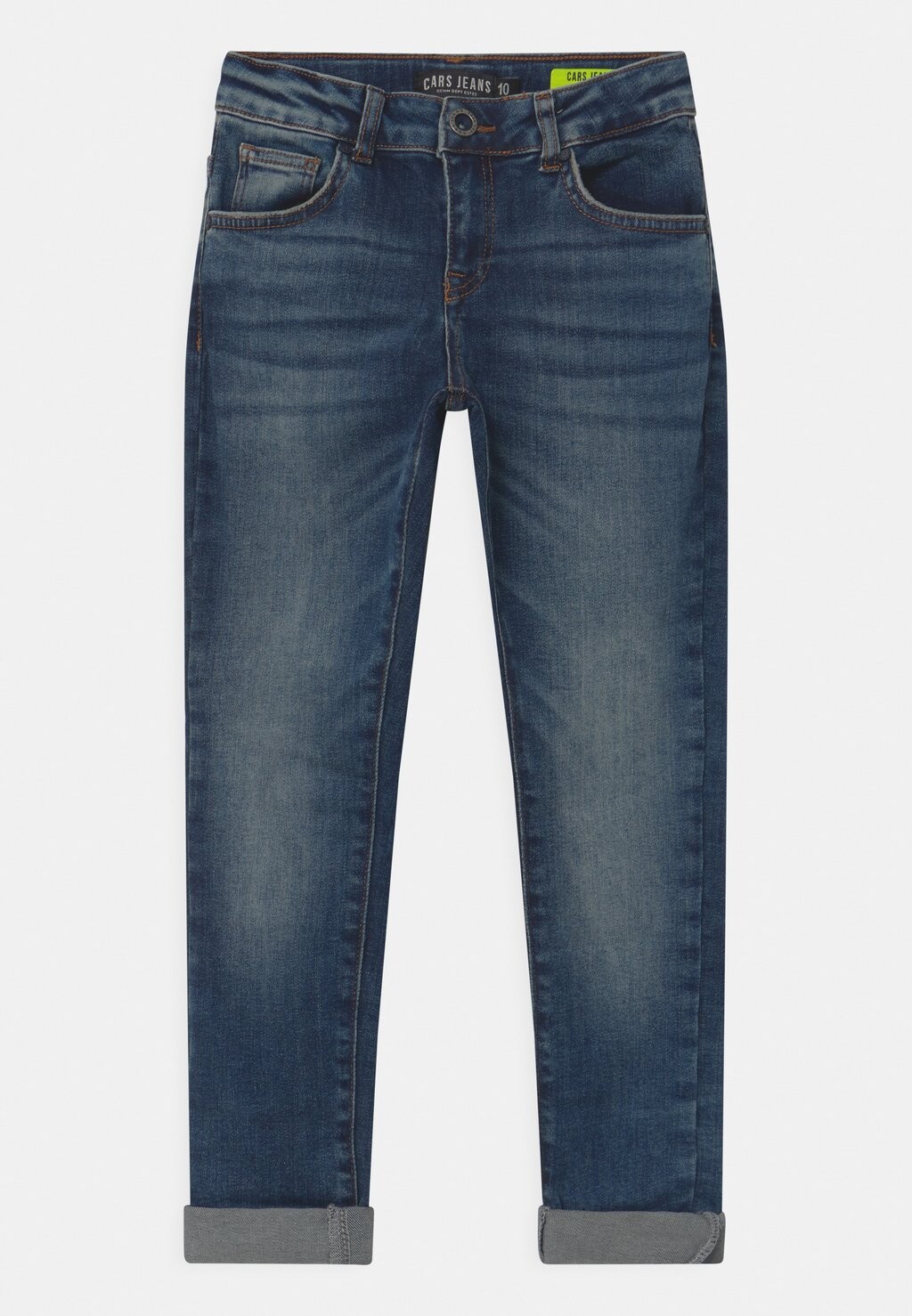 

Джинсы узкого кроя ROOKLYN Cars Jeans, синий деним