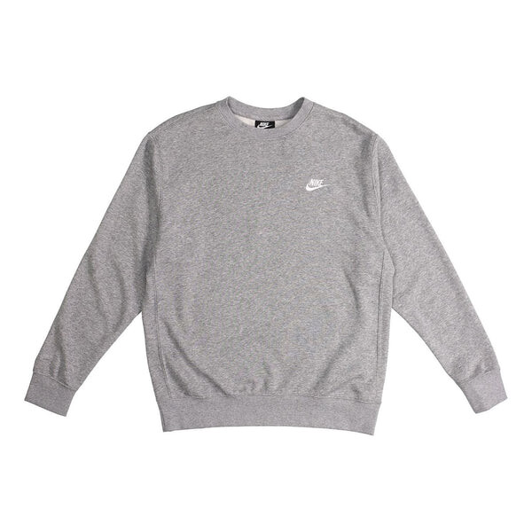 

Толстовка Nike Men Sportswear Club French Terry Crew Gray, серый