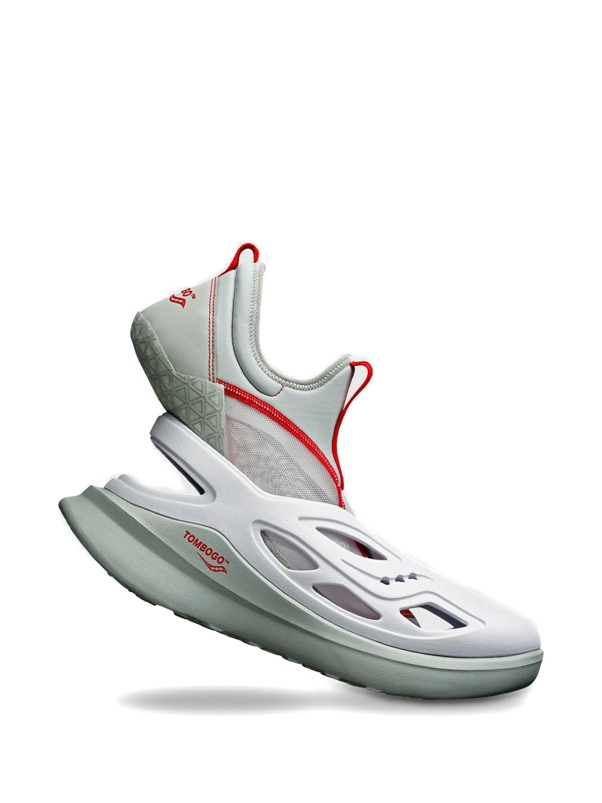 Кроссовки Butterfly из коллаборации с Tombogo Saucony, серый — фото 2