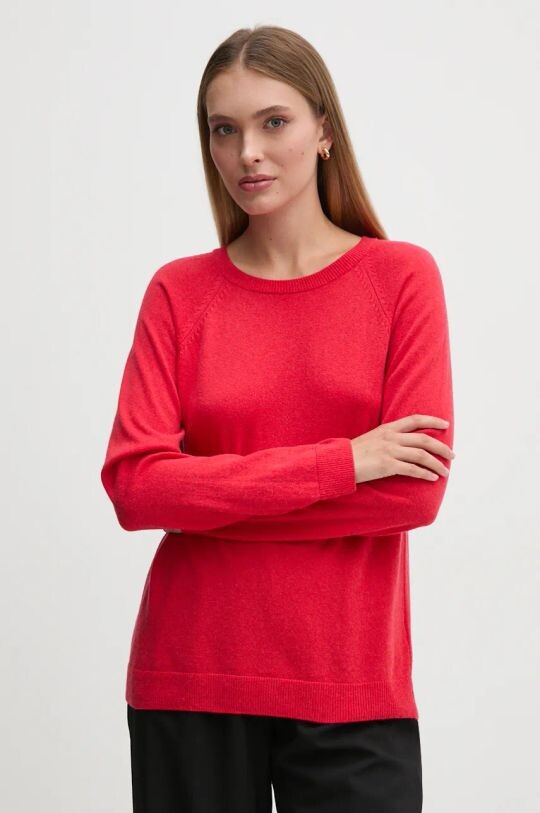 

Свитер из смесовой шерсти United Colors of Benetton, красный
