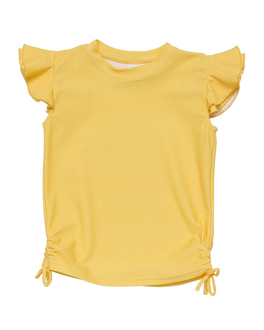 

Топ Snapper Rock Flutter Sleeve Rash, желтый