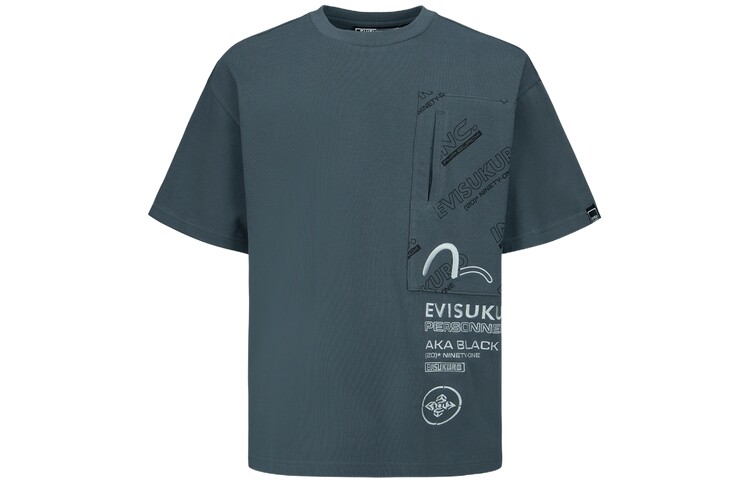 

Футболка мужская Evisu, темно-серый