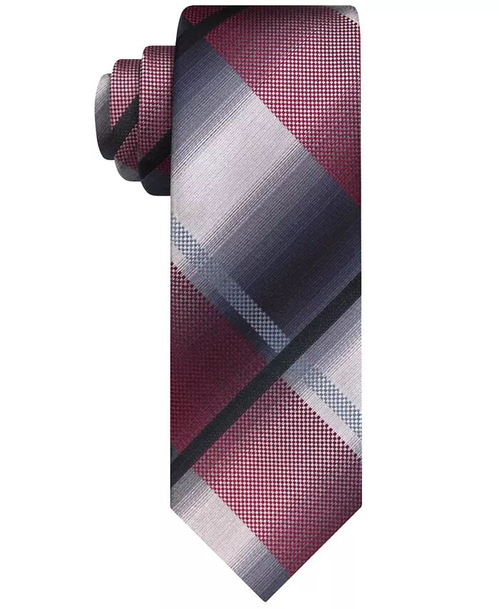 

Мужской клетчатый галстук с затененными завитками Van Heusen, красный