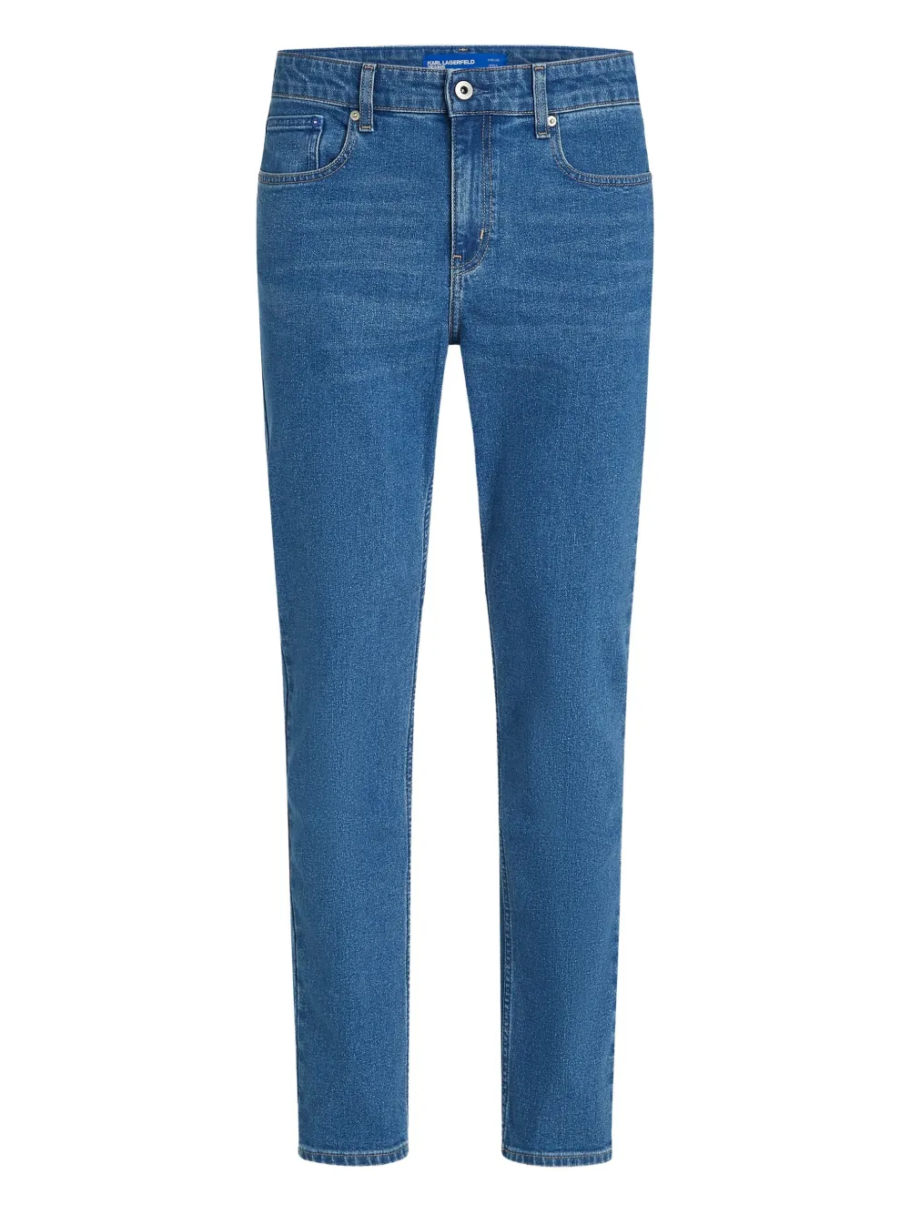 

Джинсы с нашивкой-логотипом Karl Lagerfeld Jeans, синий