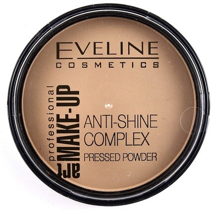 

Eveline Cosmetics Art Makeup Комплексная прессованная пудра против блеска 35 Золотисто-бежевый