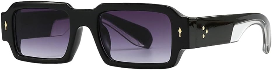 

Черные и зеленые модные солнцезащитные очки для женщин с защитой от УФ-излучения UV400, унисекс, квадратная оправа, солнцезащитные очки для мужчин MUTYNE, Black With Gray