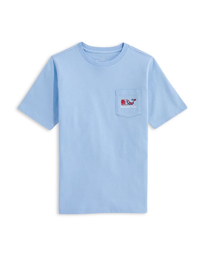 

Детская футболка с карманом "Fishing Whale" с коротким рукавом - для мальчиков Vineyard Vines, синий