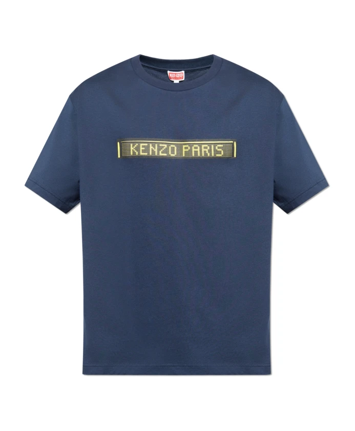 

Футболка с принтом Kenzo, синий