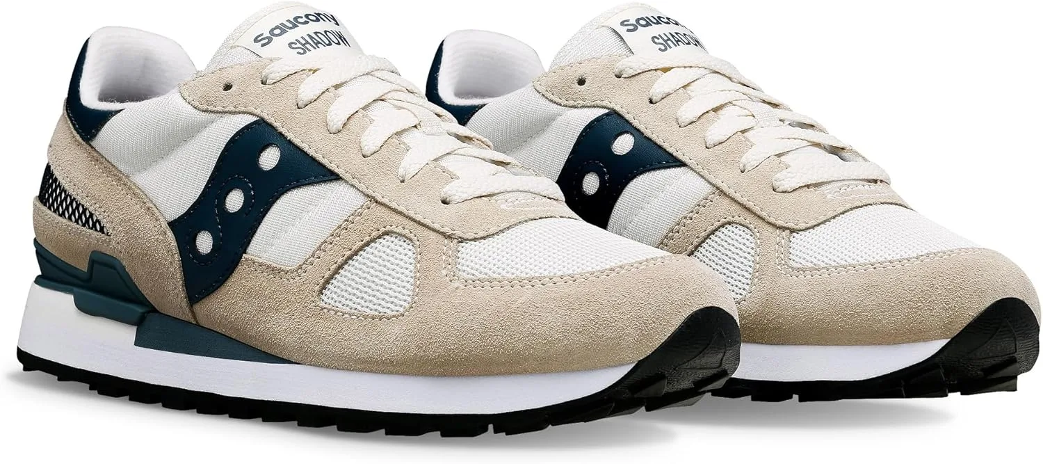 Мужские винтажные кроссовки Saucony Jazz Original, белый/темно-синий — фото 2
