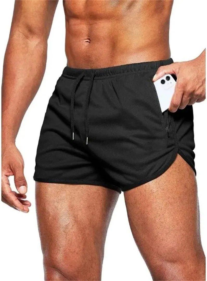 Спортивные шорты с компрессионным вкладышем, Quick Dry, B — фото 4