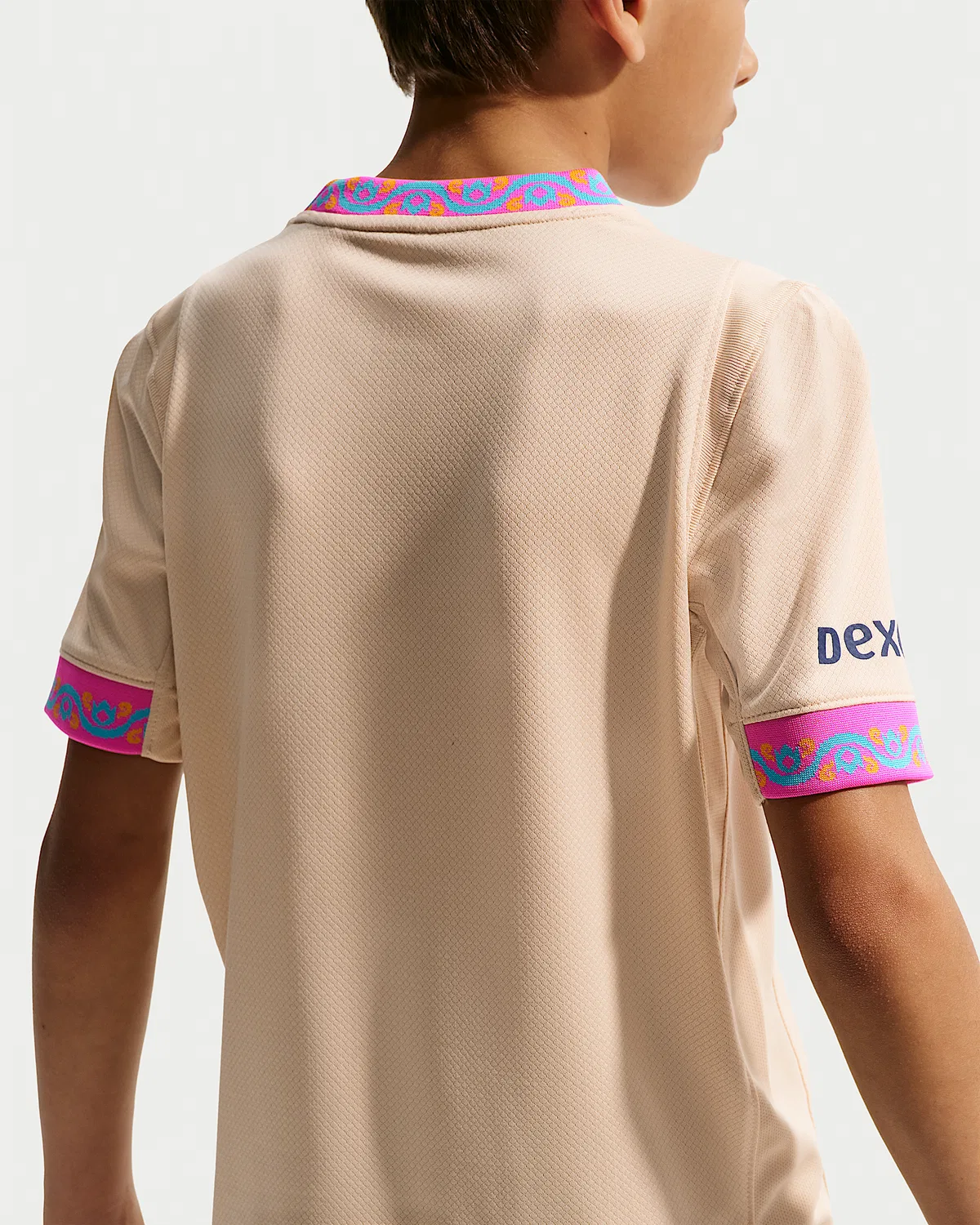 Детская футболка Nike Dri-FIT Replica Jersey San Diego Wave FC Stadium Edition, Sanddrift — фото 2