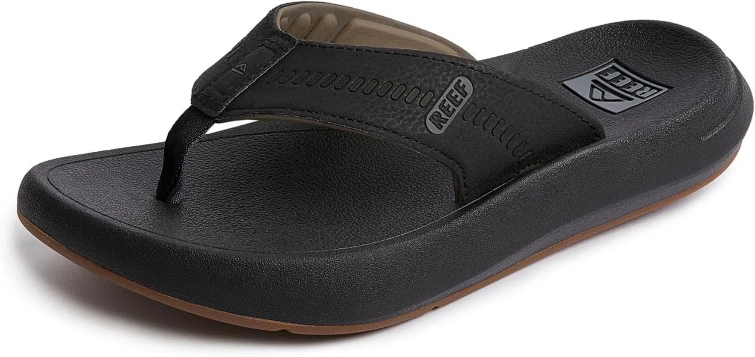 Сандалии мужские с поддержкой стопы REEF, Black/Grey