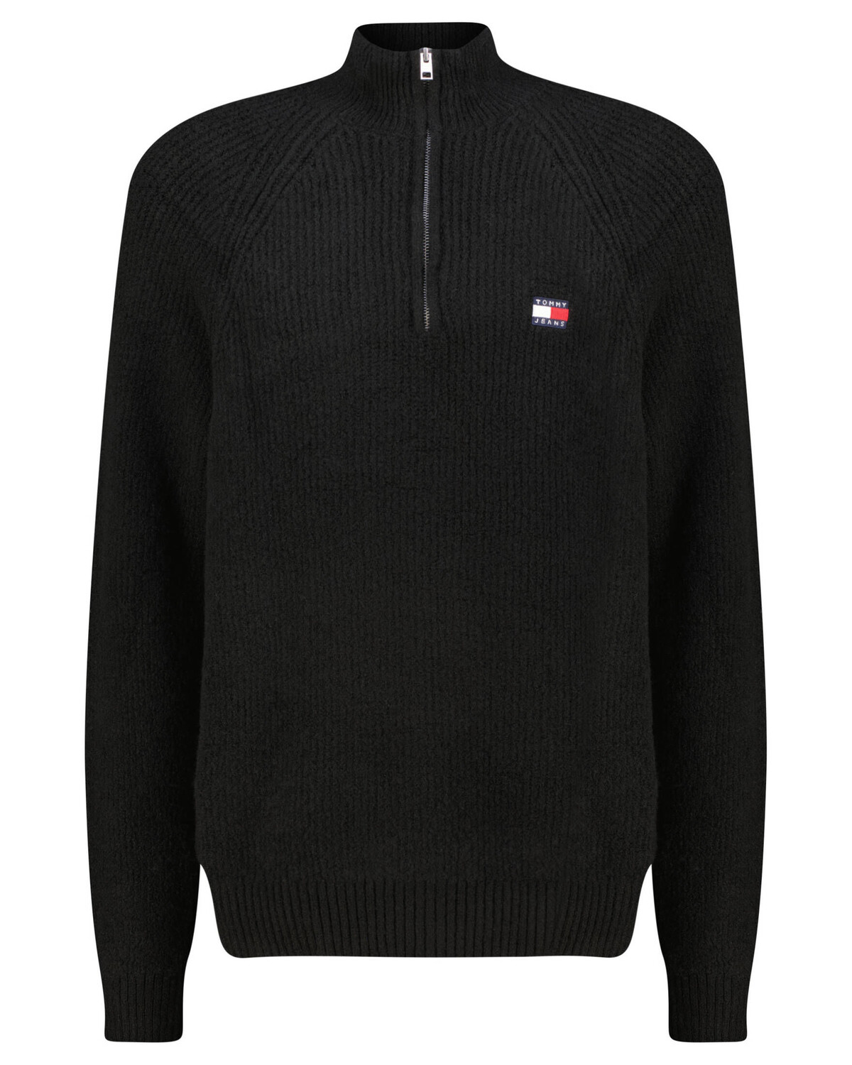 

Вязаный свитер с шерстью Tommy Jeans, черный