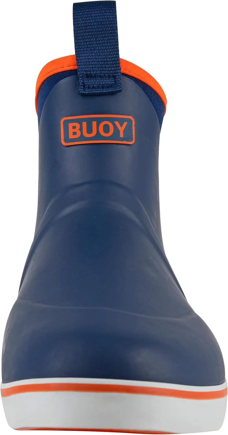Сапоги Buoy для мужчин - короткие дождевые сапоги для мужчин Buoy Boots, темно-синий/оранжевый — фото 3