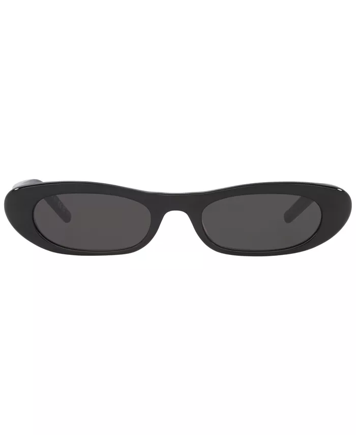 Женские солнцезащитные очки, SL 557 Shade Saint Laurent, черный — фото 2