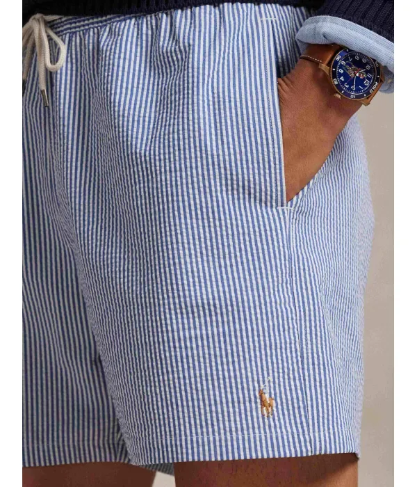Шорты regular fit Polo Ralph Lauren, синий — фото 4