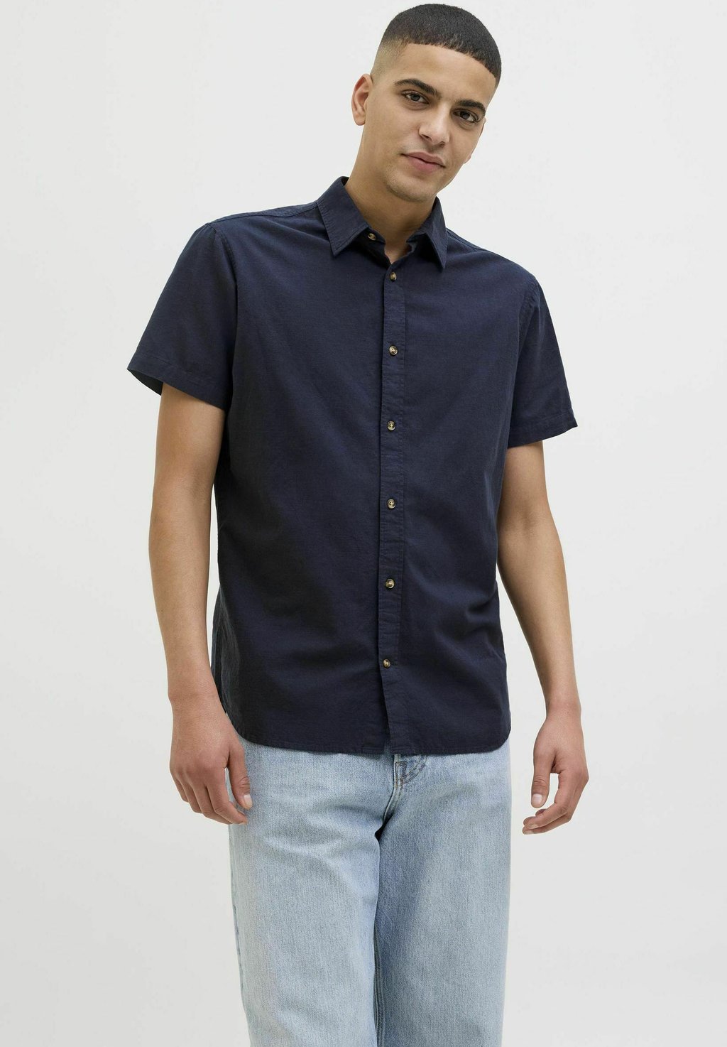 

Рубашка COMFORT FIT Jack & Jones, темно-синий