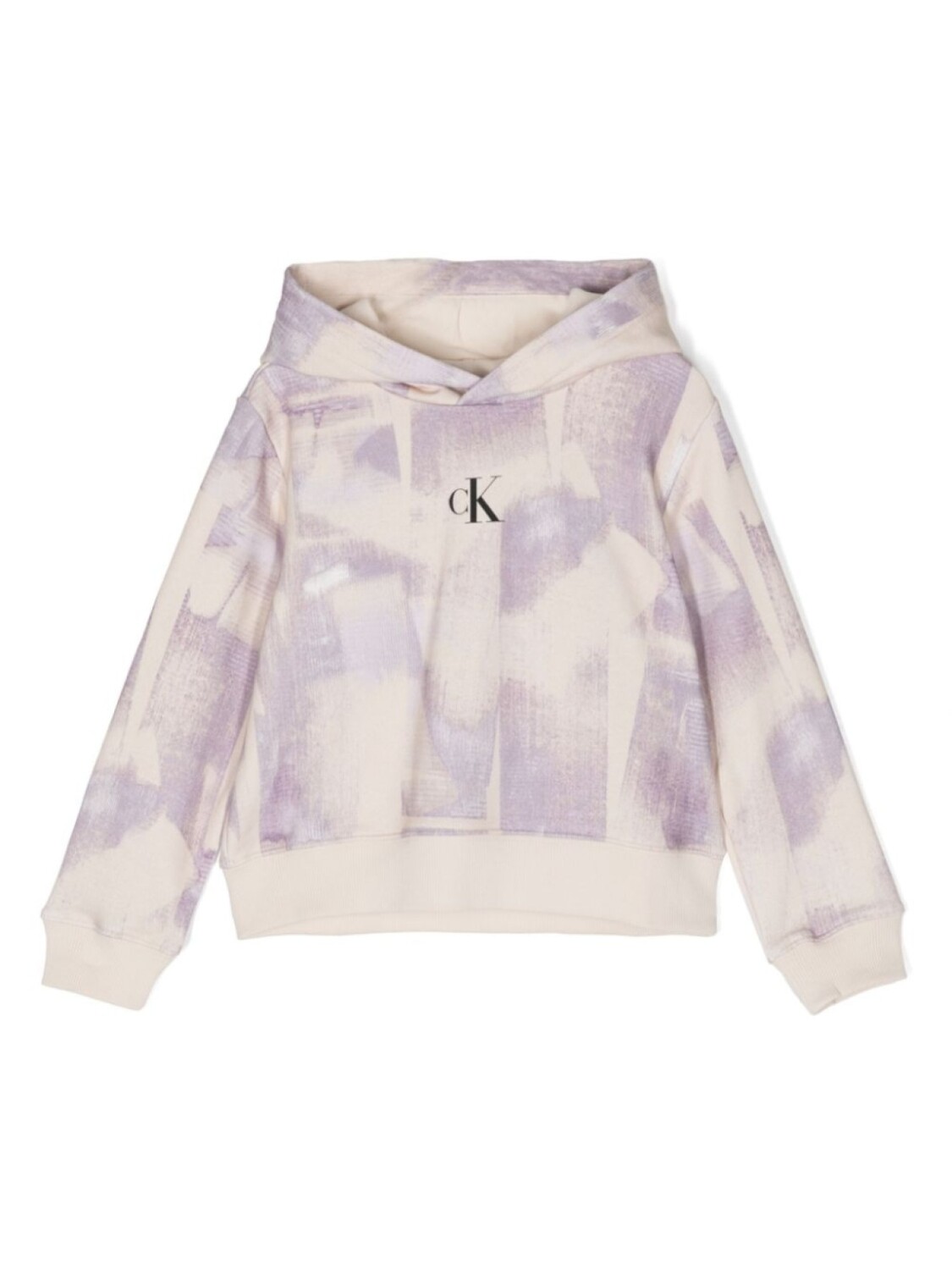 

Худи с принтом Calvin Klein Kids, нейтральный цвет