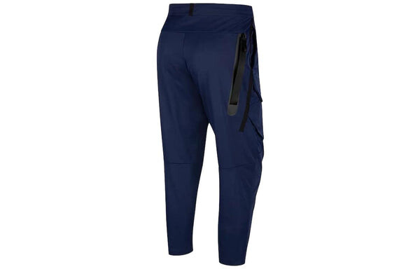 Брюки men's solid color button straight sports pants/trousers/joggers autumn blue Nike, мультиколор — фото 3