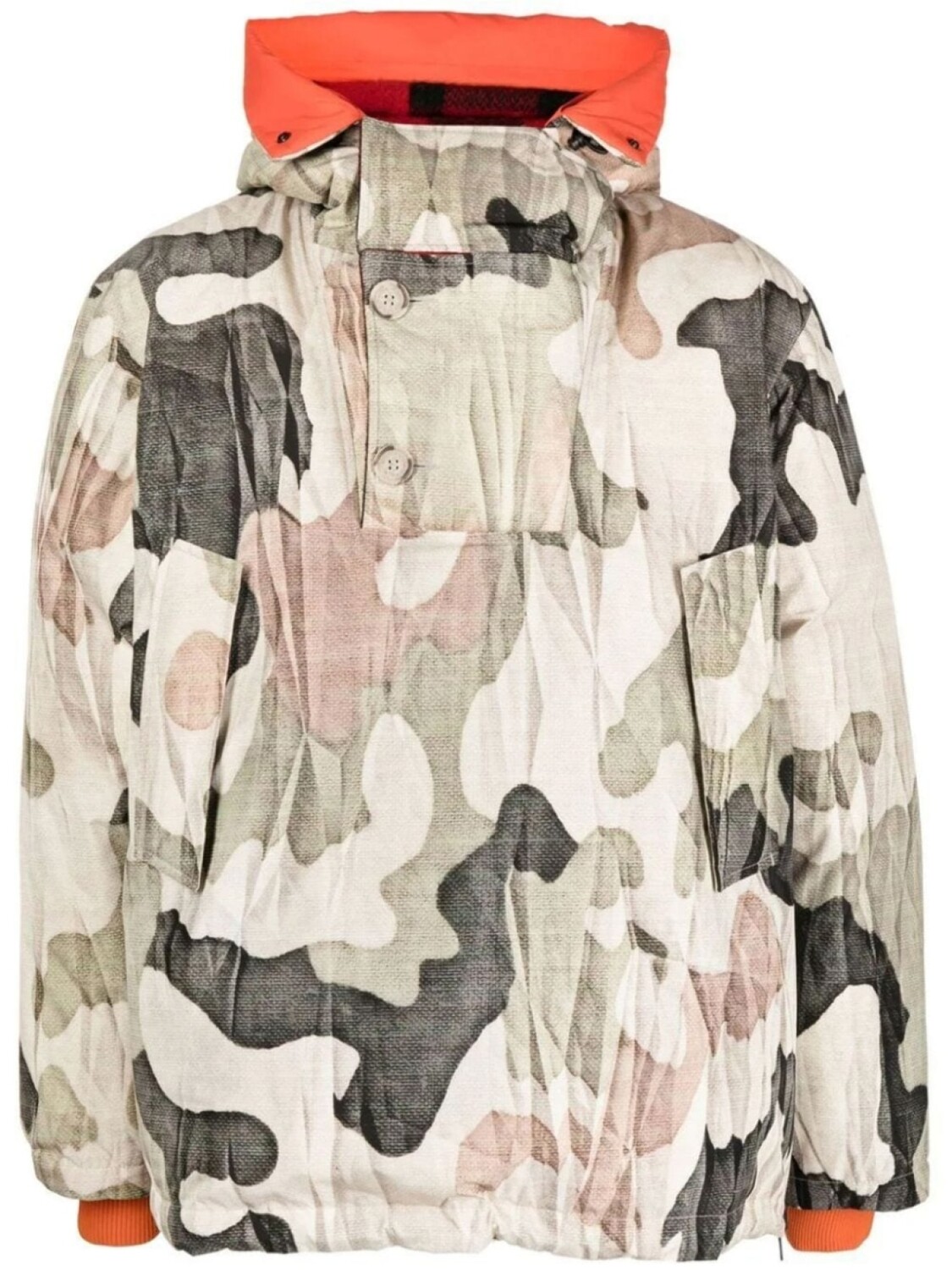 

Woolrich двусторонняя куртка, нейтральный цвет