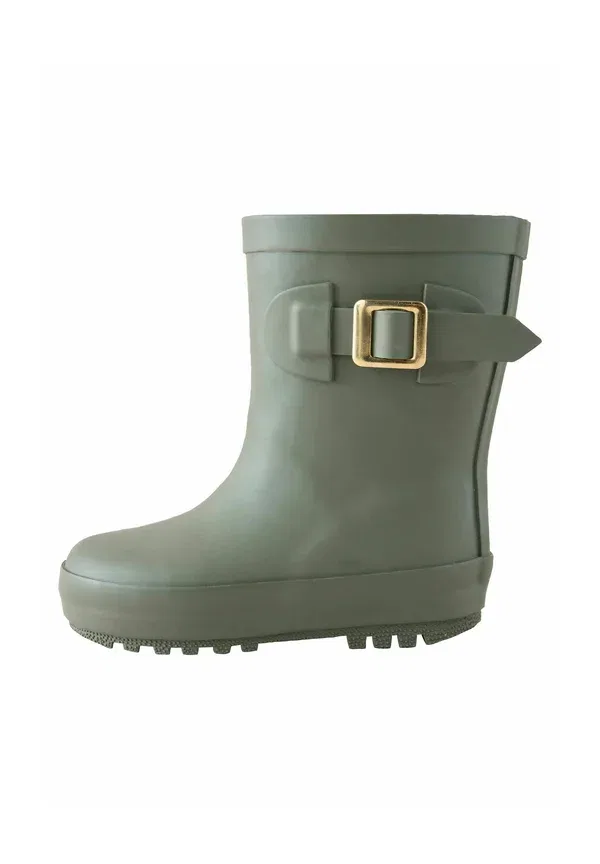 Резиновые сапоги Regular fit buckle wellies Next, зеленый