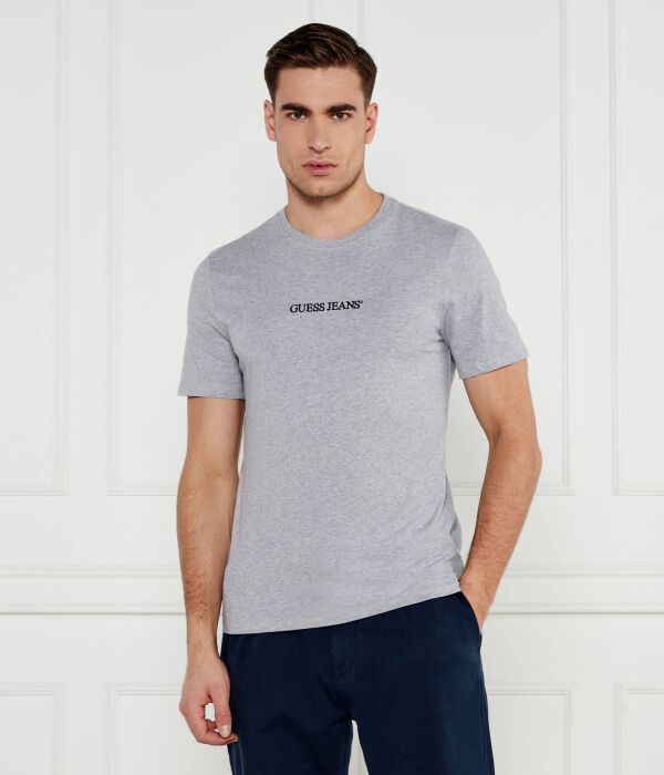 

Футболка мужская Guess Jeans облегающего кроя, серый