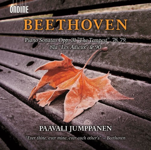 

CD диск Beethoven / Jumppanen, Paavali: Piano Sonatas Opp. 31 The Tempest 78 79 81a Les Adieux & 90