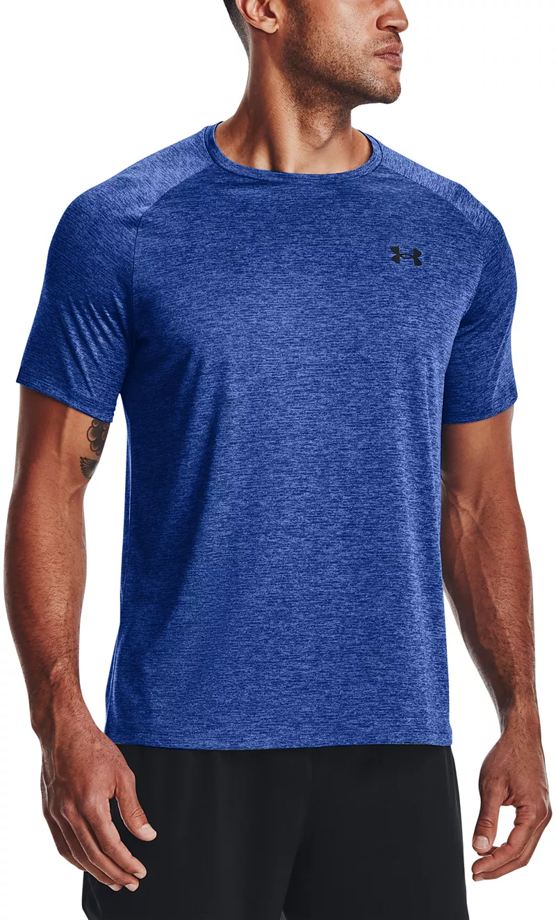 

Мужская футболка с коротким рукавом Under Armour Tech 2.0, цвет Tech Blue/Black