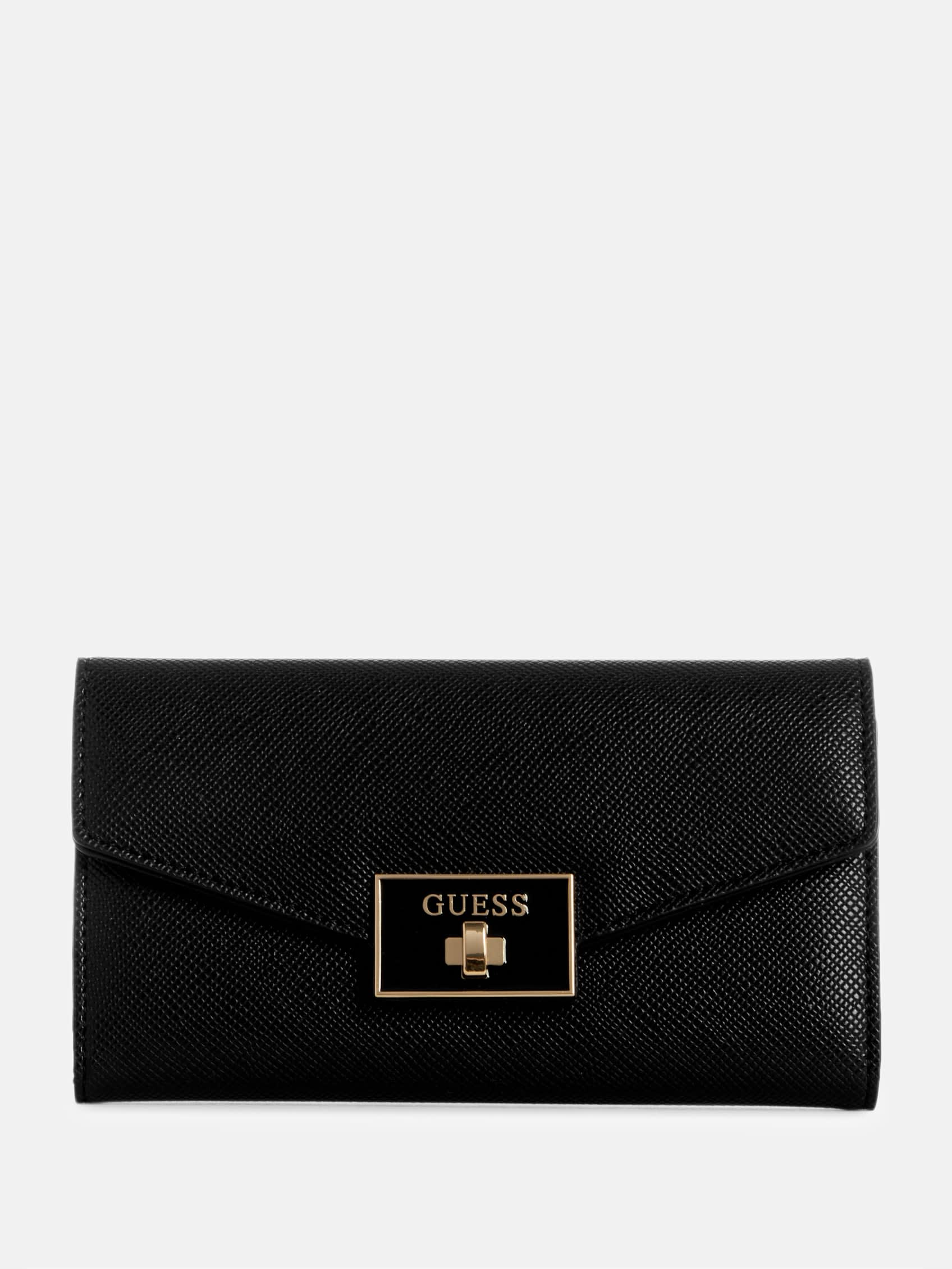 

Тонкий кошелек-клатч Aine Guess Factory, черный