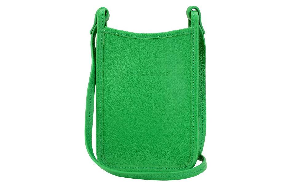 

LONGCHAMP Кожаная сумка через плечо женская зеленая