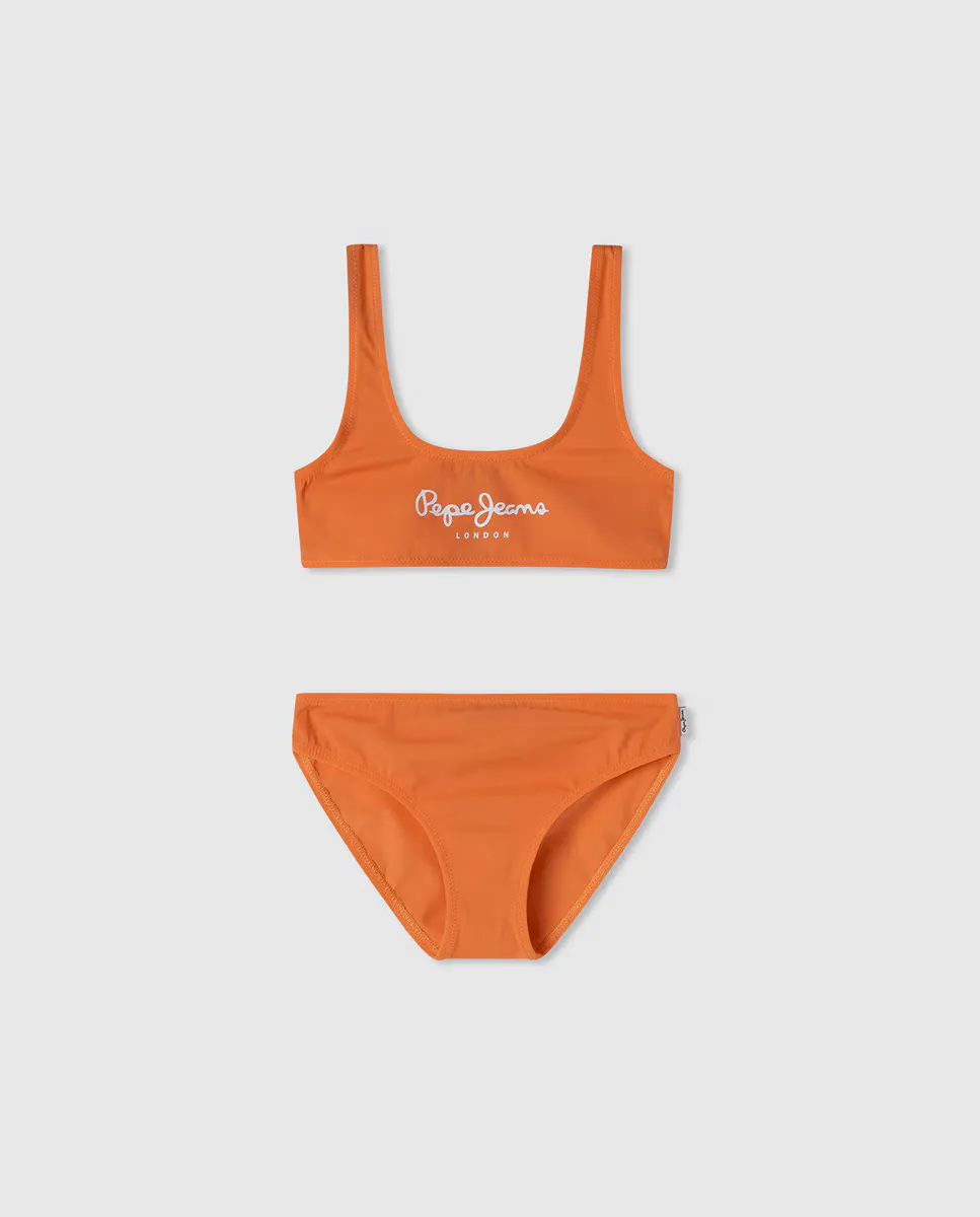 

Pepe Sc Комплект бикини для девочек Pepe Jeans, оранжевый